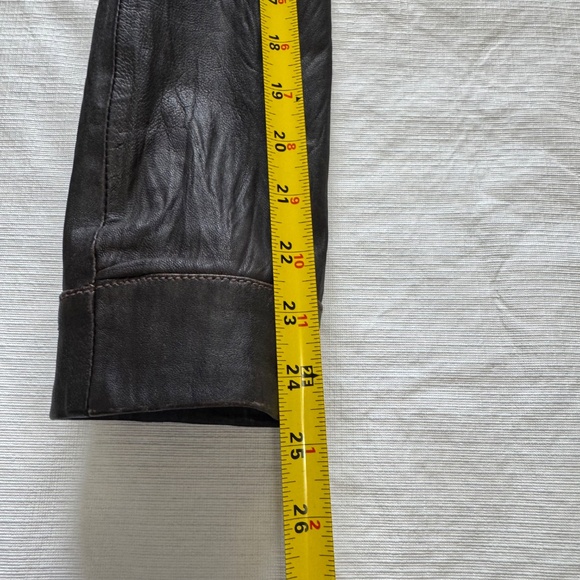 Danier Dark Brown Leather Jacket - Picture 7 of 12